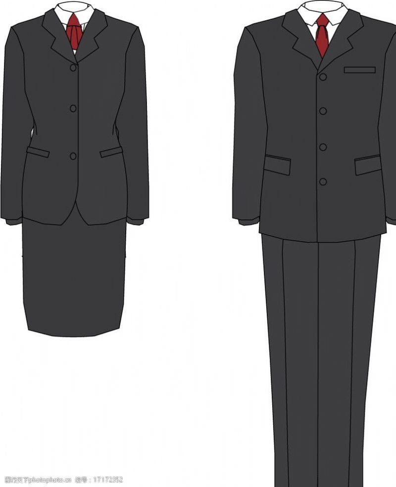 员工制服2图片素材