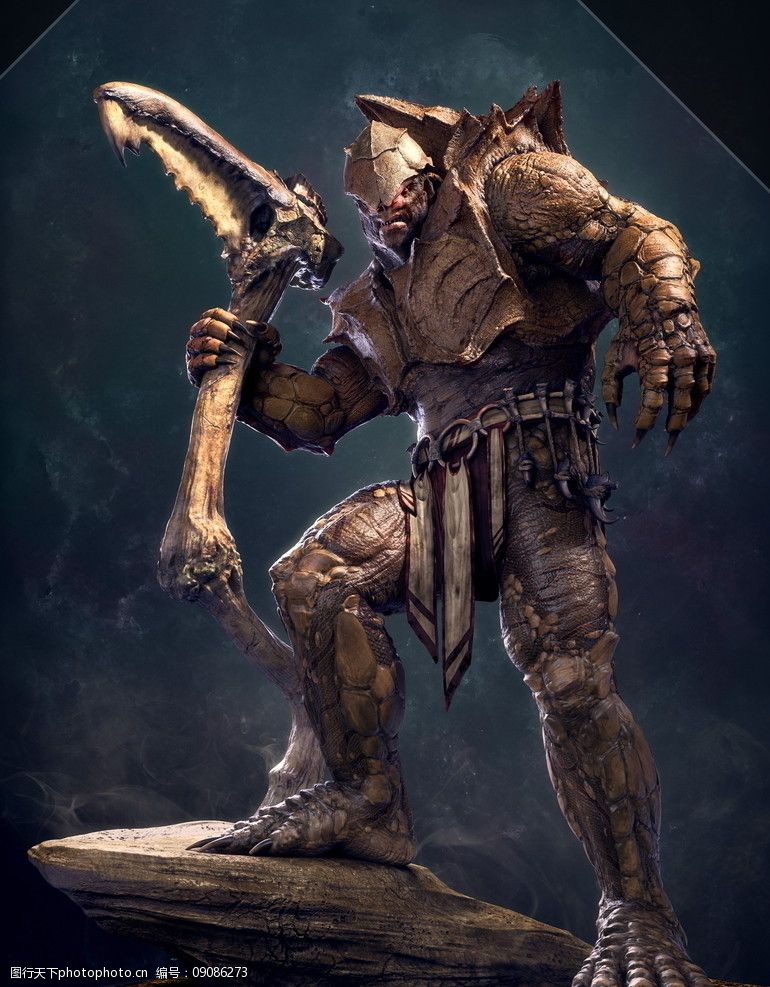 cg盔甲武士图片素材