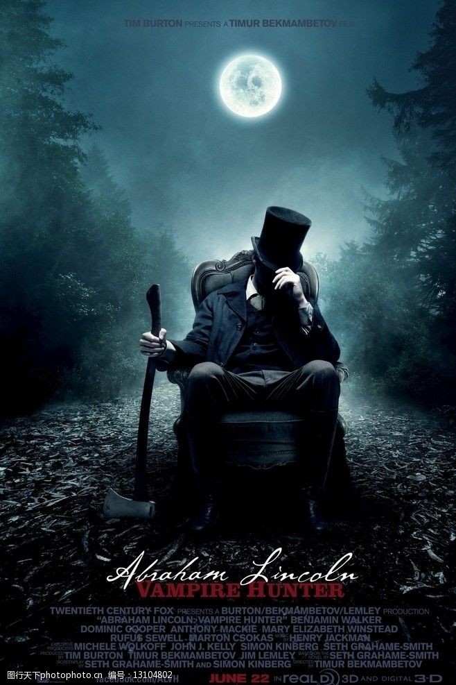 吸血鬼猎人林肯图片素材