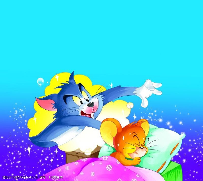 猫和老鼠的故事图片素材