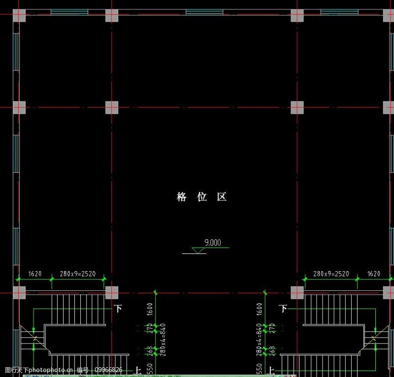 大雄宝殿佛塔三层平面图片