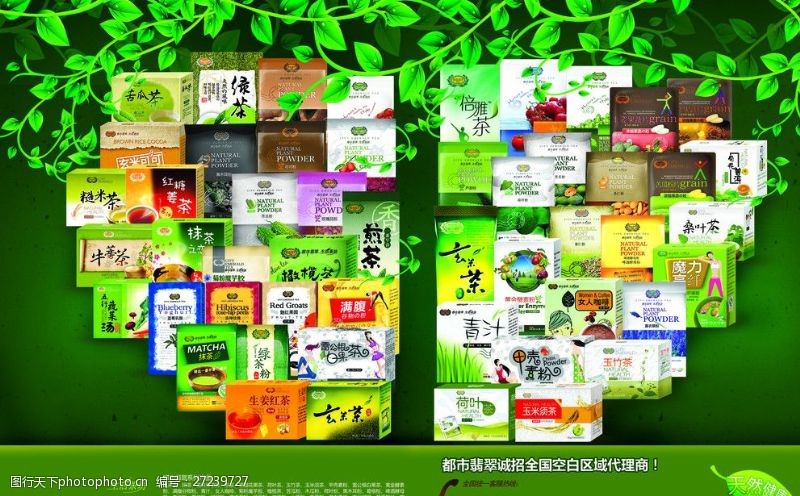 减肥广告减肥茶宣传彩页