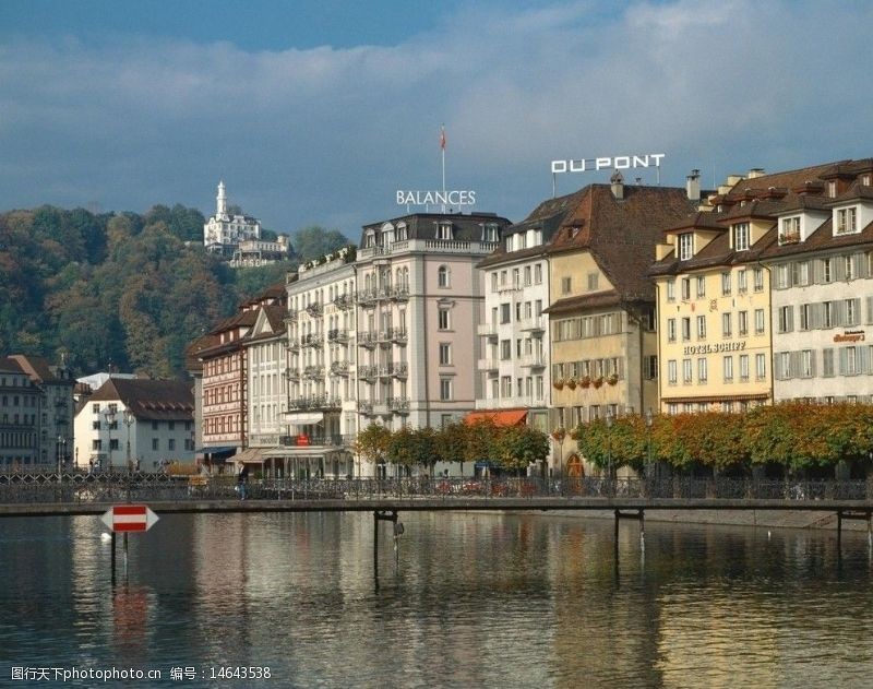 瑞士市内景色图片