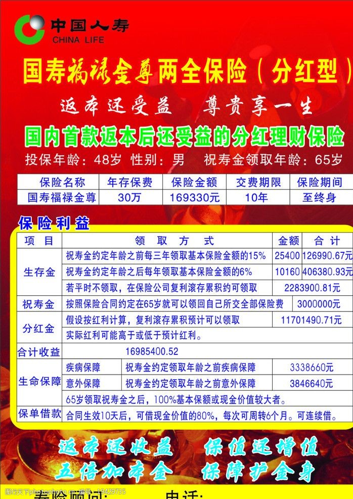 人寿海报中国人寿保险图片