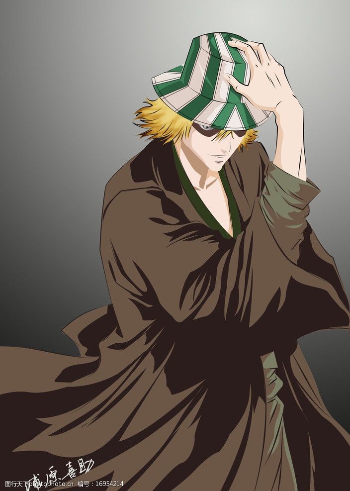 浦原喜助图片免费下载 浦原喜助素材 浦原喜助模板 图行天下素材网