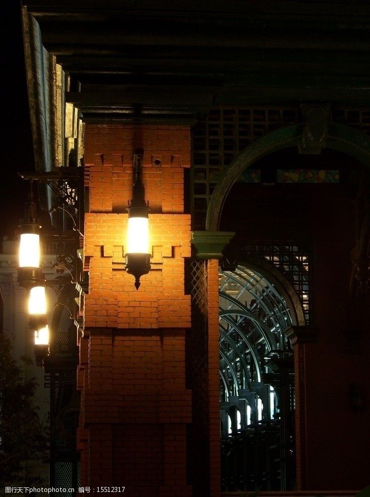 欧式走廊连拱廊图片