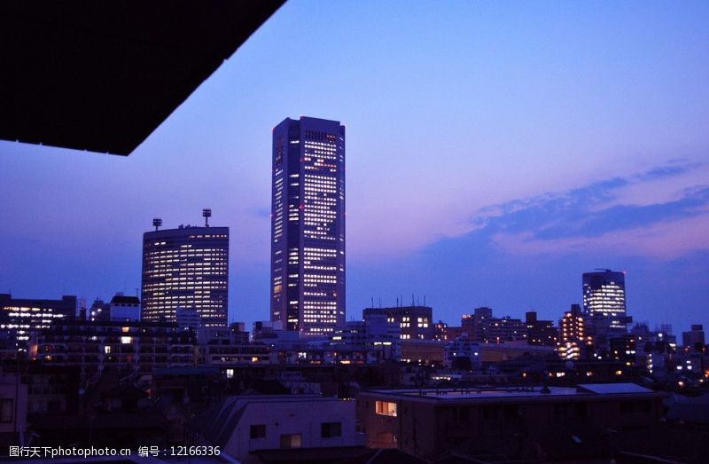 cbd城市夜景图片