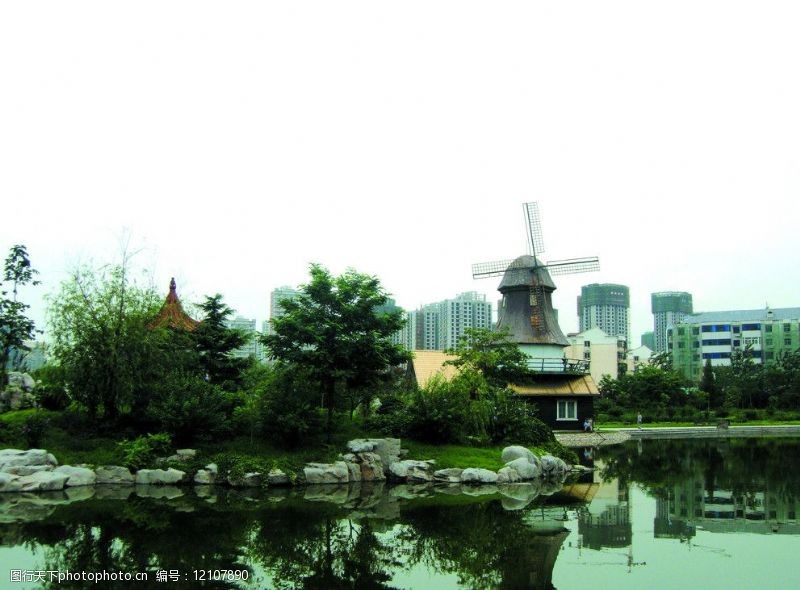 天津市塘沽绿岛公园图片