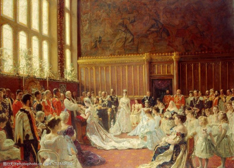 克里斯蒂乔治五世的婚礼图片