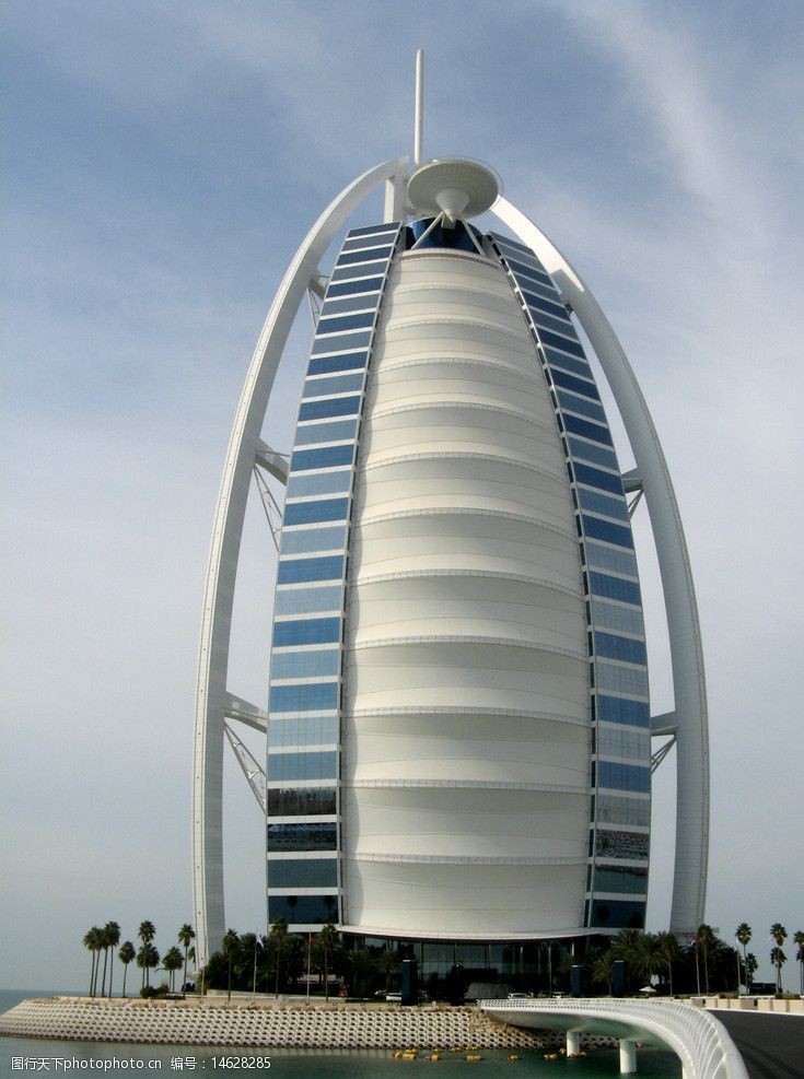 迪拜7星级酒店图片素材
