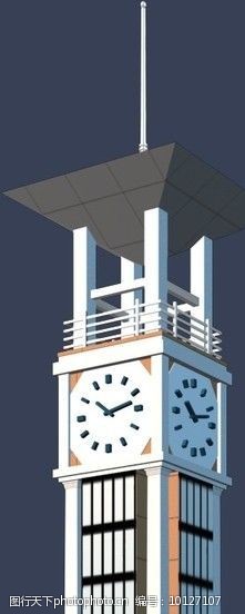 室外模型钟楼图片