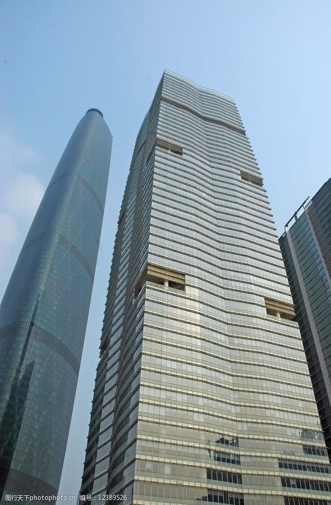 高楼林立广州金融中心图片