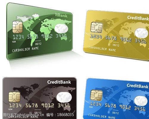银行素材银行卡信用卡图片