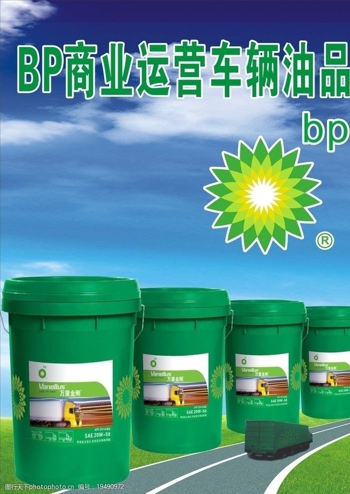 润滑油海报BP润滑油图片
