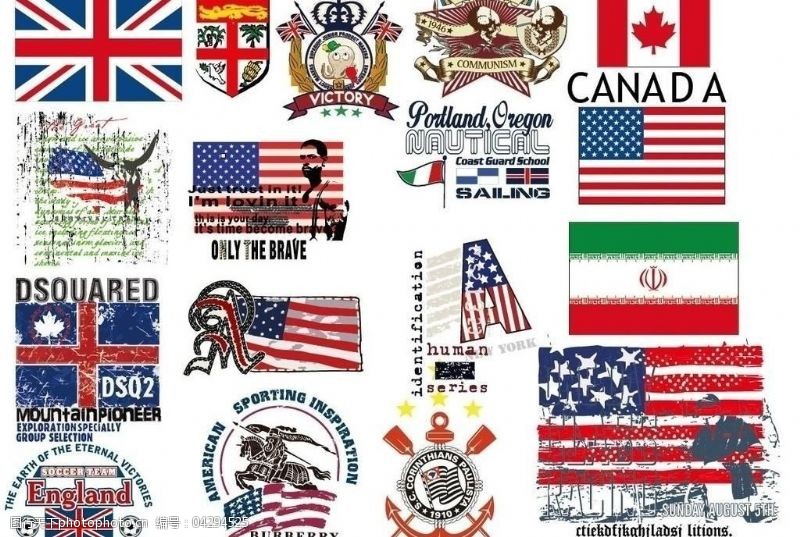 美国国旗模板下载国旗图片