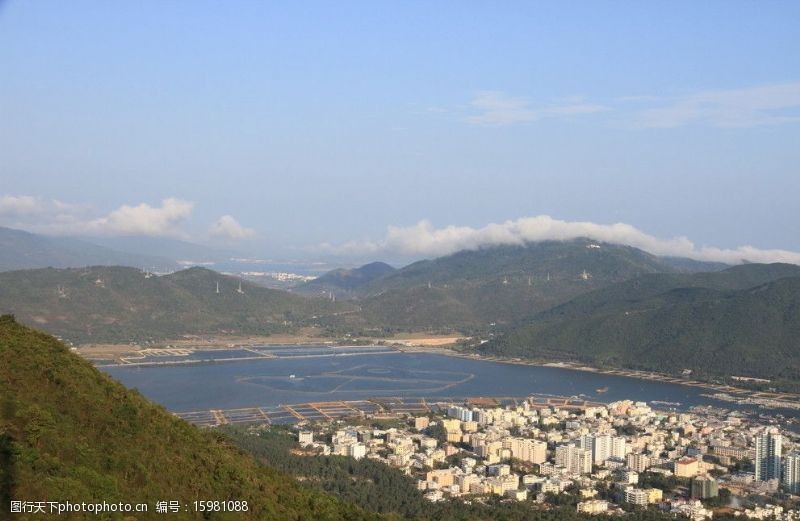 云南山水海岸风景图片