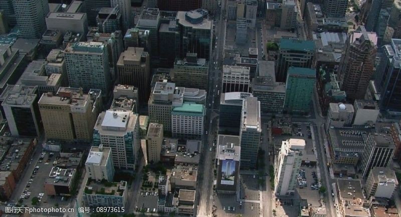 建筑视频素材加拿大航拍风光