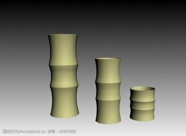 3d设计源文件3D模型陶罐图片