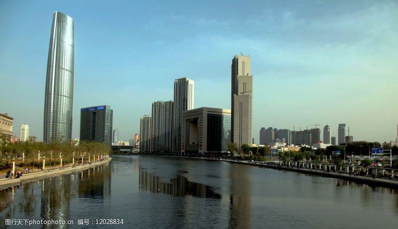 天津市海河新貌图片