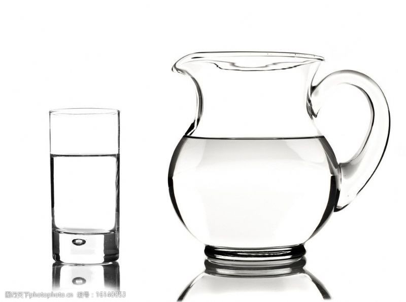 玻璃杯子透明玻璃水壶杯具图片