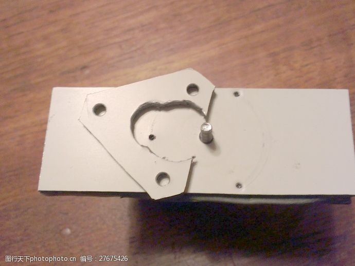 3d打印模型小jheadgroovemount适配器板