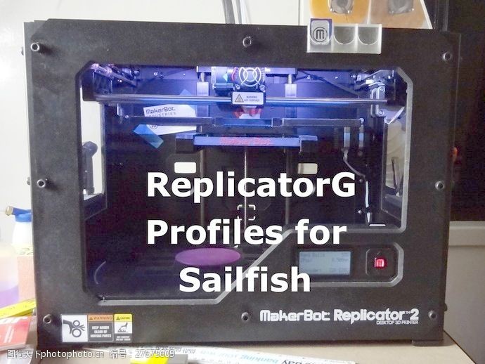 3d打印模型replicatorg型材旗鱼