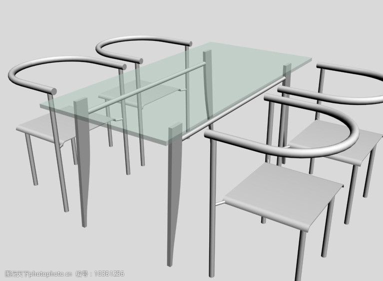 家具模型餐桌模型图片