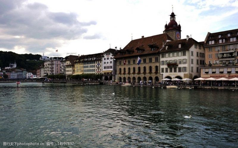 瑞士风光瑞士琉森湖风光图片
