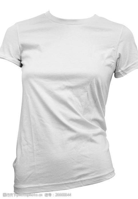 白色t恤女t恤模板3图片