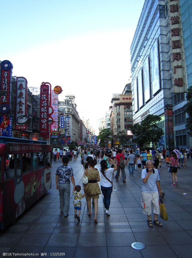 南京街上海南京路步行街图片
