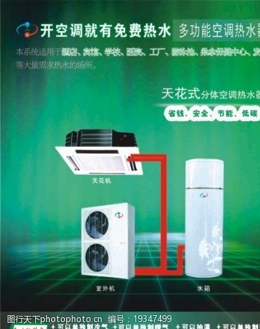 空调产品产品海报天花式图片