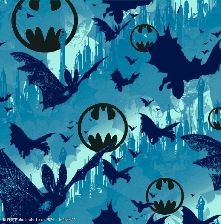沙滩裤蝙蝠侠服装印花图片